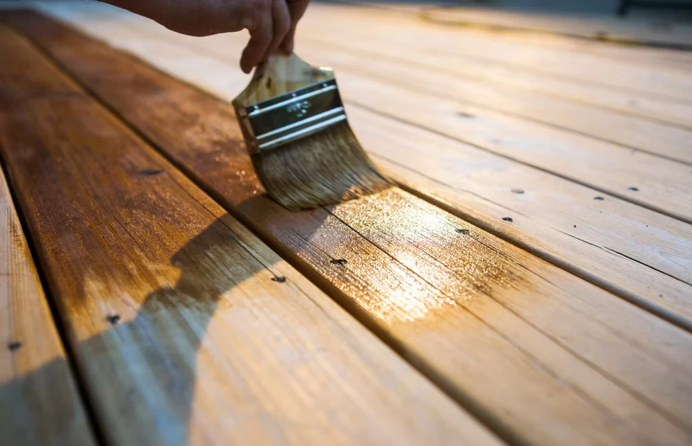 Timber deck staining and varnishing in Sydney