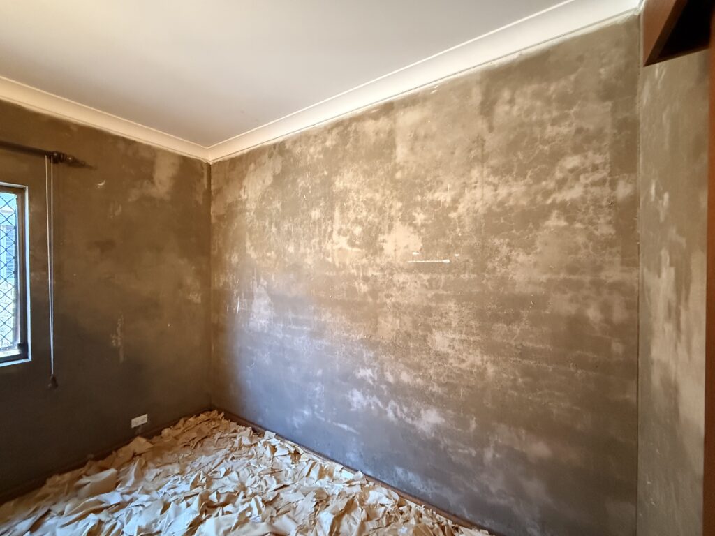 Interior feature wall painting in Turramurra by professional house painters